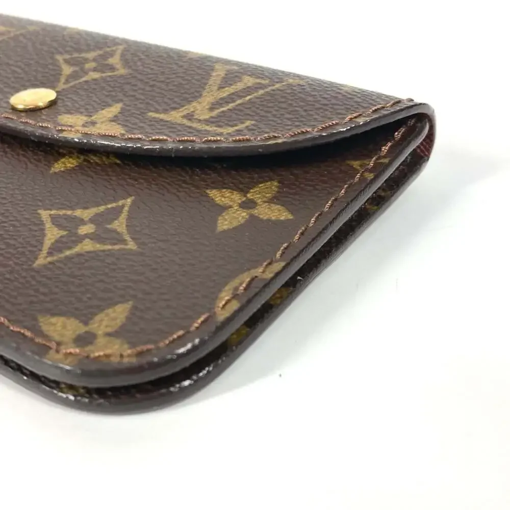 LOUIS VUITTON Brown Monogram Canvas Pochette Pouch